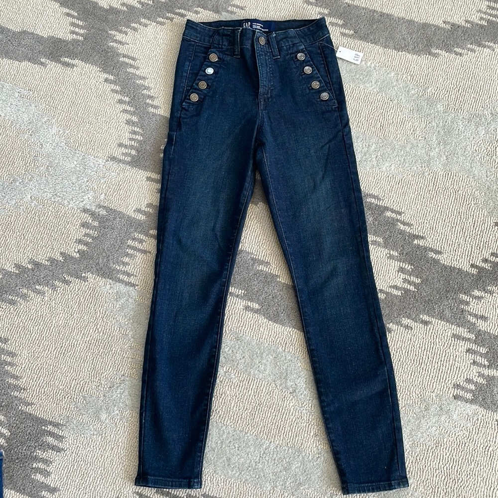 Gap high rise jeans